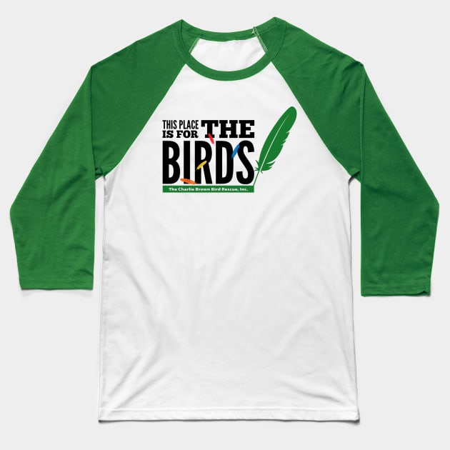 CB for the birds 2 - black type Baseball T-Shirt by Just Winging It Designs